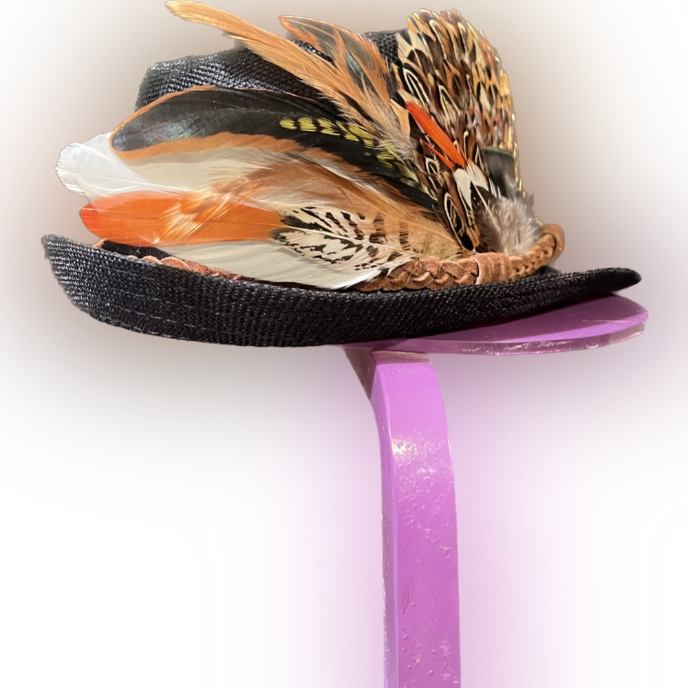 Feather Fedora Hat